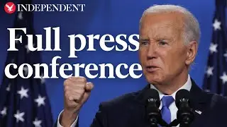 Watch in full: Biden holds rare, high-stakes press conference at NATO summit