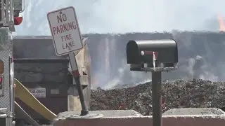 Tracy workplace burns down in large pallet recycling yard fire | Reaction