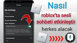 ROBLOX SESLİ SOHBET (2024) Nasıl Alınır | Roblox'ta Sesli Sohbet Nasıl Etkinleştirilir