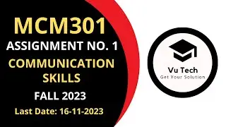 MCM301 ASSIGNMENT 1 SOLUTION FALL 2023 | MCM301 ASSIGNMENT 1 SOLUTION 2023| MCM301 ASSIGNMENT 1 2023