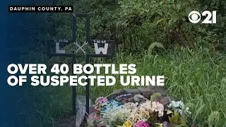 Local mothers clean up vandalized memorials, finding bottles of urine