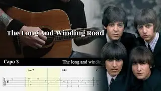 The Long And Winding Road - The Beatles - Fingerstyle Guitar TAB Chords