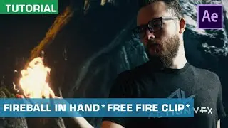 VFX Tutorial: Creating Fireball In Hand Effects | Free Fire Clip, Plate, & More