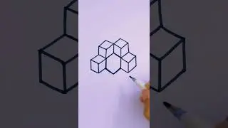 Impossible drawing #shorts #drawing #impossible #satisfying