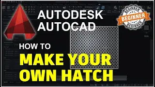 AutoCAD How To Make Your Own Hatch Tutorial