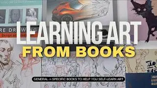 The Books I Use to Self-Learn Art --- general to specific