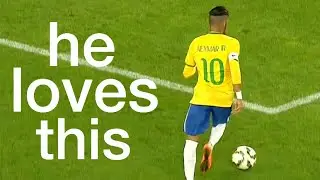 Neymar Jr just enjoys playing for Brazil..