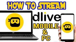 How to Stream on dlive mobile | how to setup dlive stream on pc | Best Method for Live Streaming