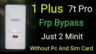 oneplus 7t pro frp bypass android 11 2023 | oneplus 7 pro frp bypass android 12