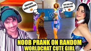 Golden season 1 2 prank on random player gone wrong😱 with cute girl🥰 Garena free fire