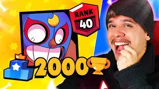 MEU PRIMEIRO BRAWLER 2000🏆 TROFÉUS no BRAWL STARS!