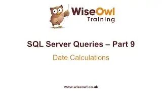 SQL Server Queries Part 9 - Date Calculations