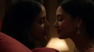 Hot Indian Lesbians Kissing video