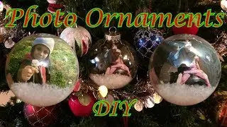 DIY Photo Ornaments