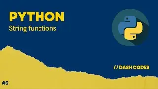 Python tutorials for beginners | Python string functions in 1 min | #3