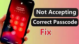 iPhone Not Accepting Correct Passcode Fix | 5 Ways [2024]