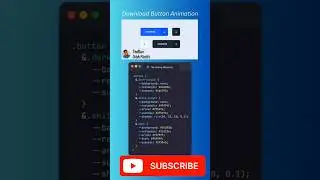 Download Button Animation Using HTML & CSS | #cssanimation #newshorts #shorts #buttonanimation #new