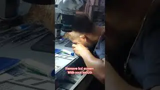 FAST REMOVING LCD SCREEN WITH YOUR MOUTH