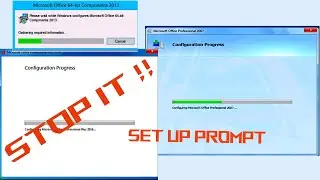 Two Methods | Fix MS Office Configuration / Setup Progress  Wizard every time Word Starts | Working