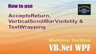 How to make a multiline TextBox in VB.Net WPF