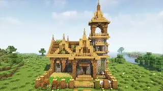 Minecraft | Medieval Starter House | Only Oak & Cobblestone | Minecraft Tutorial