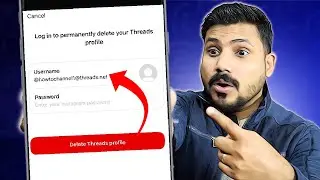 How to Delete Threads Account Permanently Without Deleting Instagram | Threads id Delete kaise Kare