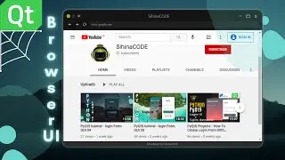 PyQt5 tutorial - How to make a web browser in python - Part 01