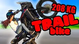 Can I wheelie ALL THE BIKES ? EP. 6 : A BIG TRAIL in a WHEELIE