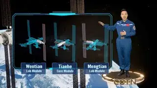 How was the China Space Station built?