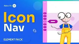 How to Use Icon Nav Widget by Element Pack Pro
