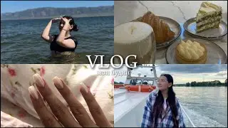 VLOG: мои будни | катаемся на катере 🛥️☀️новый маникюр, ресницы 💅самарка 🌊