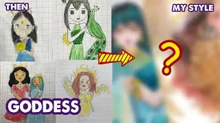 ALL MOST BEAUTIFUL GODDESS DRAWINGS I HAVE | Huta Chan