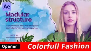 After Effects Colorfull Spring Fashion Promo Template Videohive @ae_studio_templates