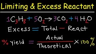 Limiting and Excess Reactant - Stoichiometry Problems