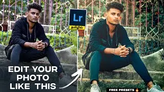 Edit your photo like 🔥 This | complete Lightroom photo Editing Tutorial Tamil - Sk Editz Tamil