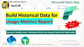 Build Historical Data for Usage Metrics Report - Microsoft Fabric Way