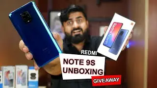 REDMI  NOTE 9S ⚡UNBOXING AND DETAIL OVERVIEW⚡|GLACIER WHITE⚡INTERSTELLAR GREY⚡AURORA BLUE |GIVEAWAY