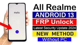 All Realme Google/FRP Bypass ANDROID 13✅ No PC Required!