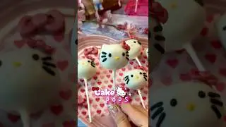 Cake pops 💖🐱 #recetasfaciles #recetas #kawaii