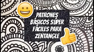 PATRONES BÁSICOS PARA ZENTANGLE ART SÚPER FÁCIL | YAEL BAUTISTA ✏️📔