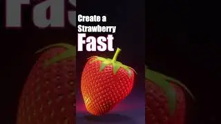 Blender  Quick Modeling  Tips - strawberry 🍓 - 