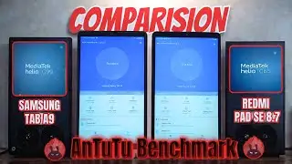 Redmi Pad SE 8.7 4G vs Samsung Tab A9 Antutu Comparison | Helio G99 vs Helio G85