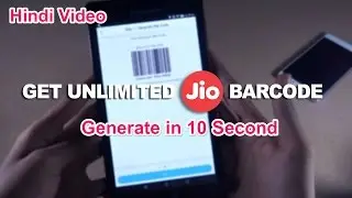 How to Get Unlimited Jio Sim | Jio Barcode Generator Trick in Hindi | HMH Video