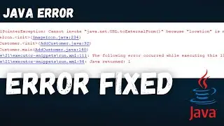 Cannot invoke "java.net.URL.toExternalForm()" because "location" is null
