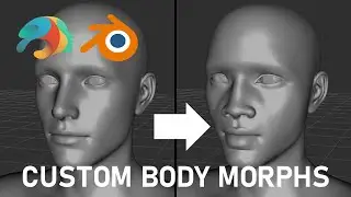 Daz Studio and Blender3D: How to Create Body Morphs Using Blender3D