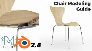 Blender 2.8 Pro Chair Modeling Guide! - iMeshh Furniture Tutorial