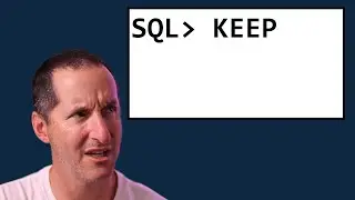 The mysterious KEEP clause in SQL