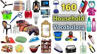 Household Vocabulary ll 160 Household Items Name In English With Pictures