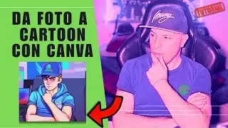 Come TRASFORMARE LE FOTO IN CARTOONS/ANIME CON CANVA 🎨🥸