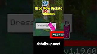 Minecraft PE 1.19.60 official version released | Mcpe 1.19.60 Java Features #shorts